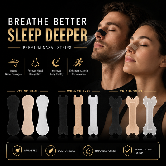 Anti Snoring Nasal Strips for Sleep Comfort